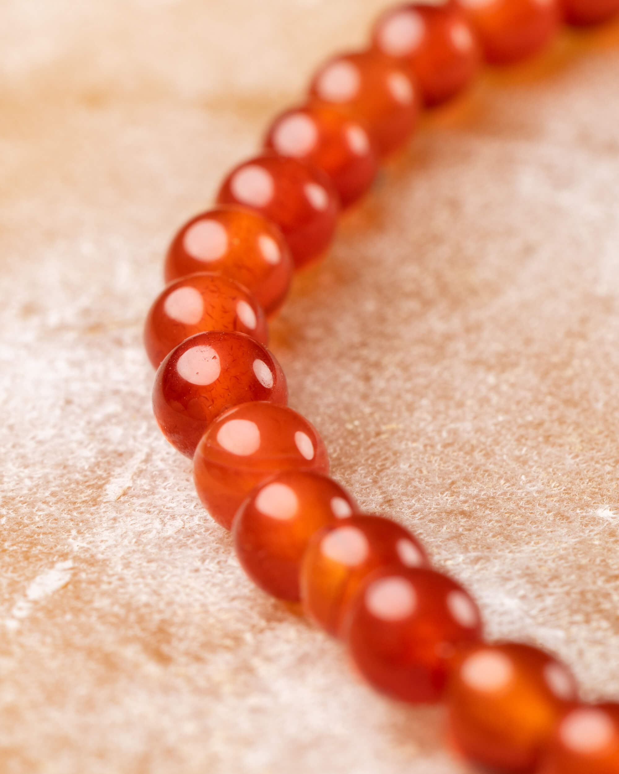 Pulsera de Cornalina (4 mm)