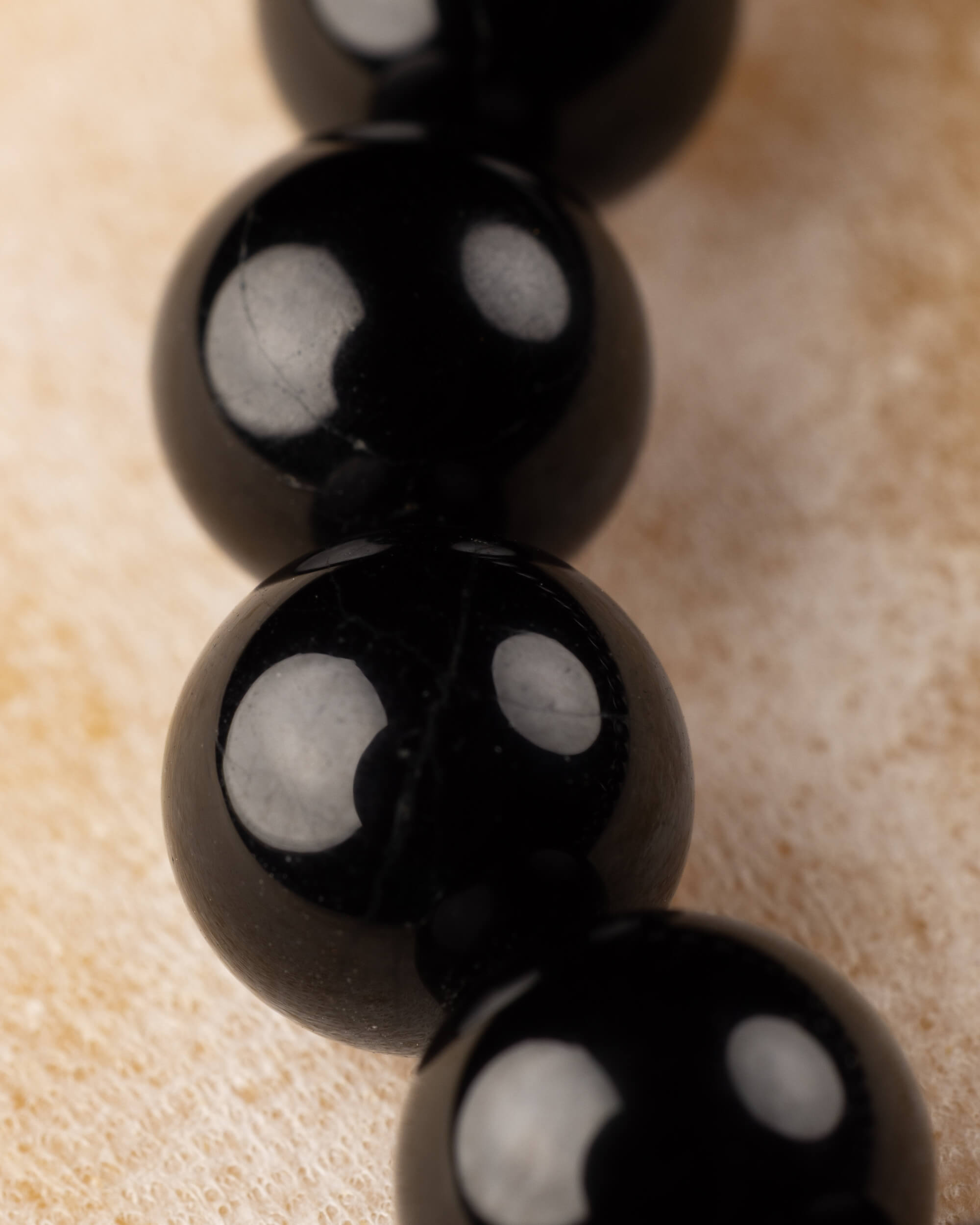 Pulsera de Turmalina Negra🛡️🖤✨ (8 mm) Protección, Escudo y Transmutación