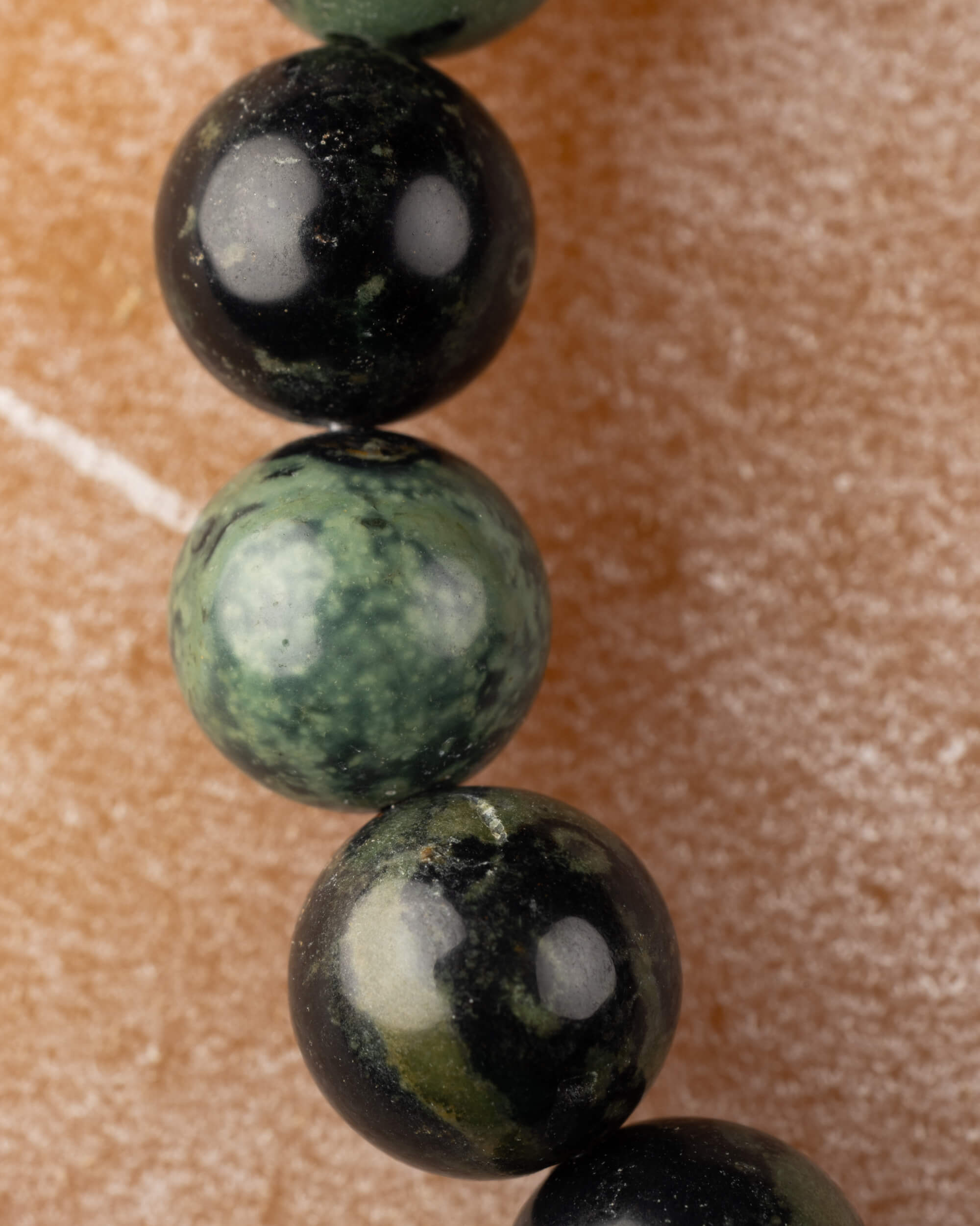 Pulsera de Jaspe Kambaba 🐊 🧘🏔️ (8 mm) Paz, Estabilidad y Serenidad