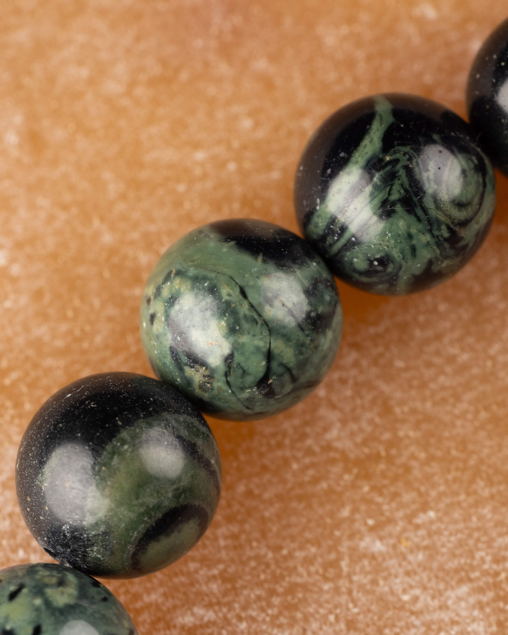 Pulsera de Jaspe Kambaba 🐊 🧘🏔️ (8 mm) Paz, Estabilidad y Serenidad