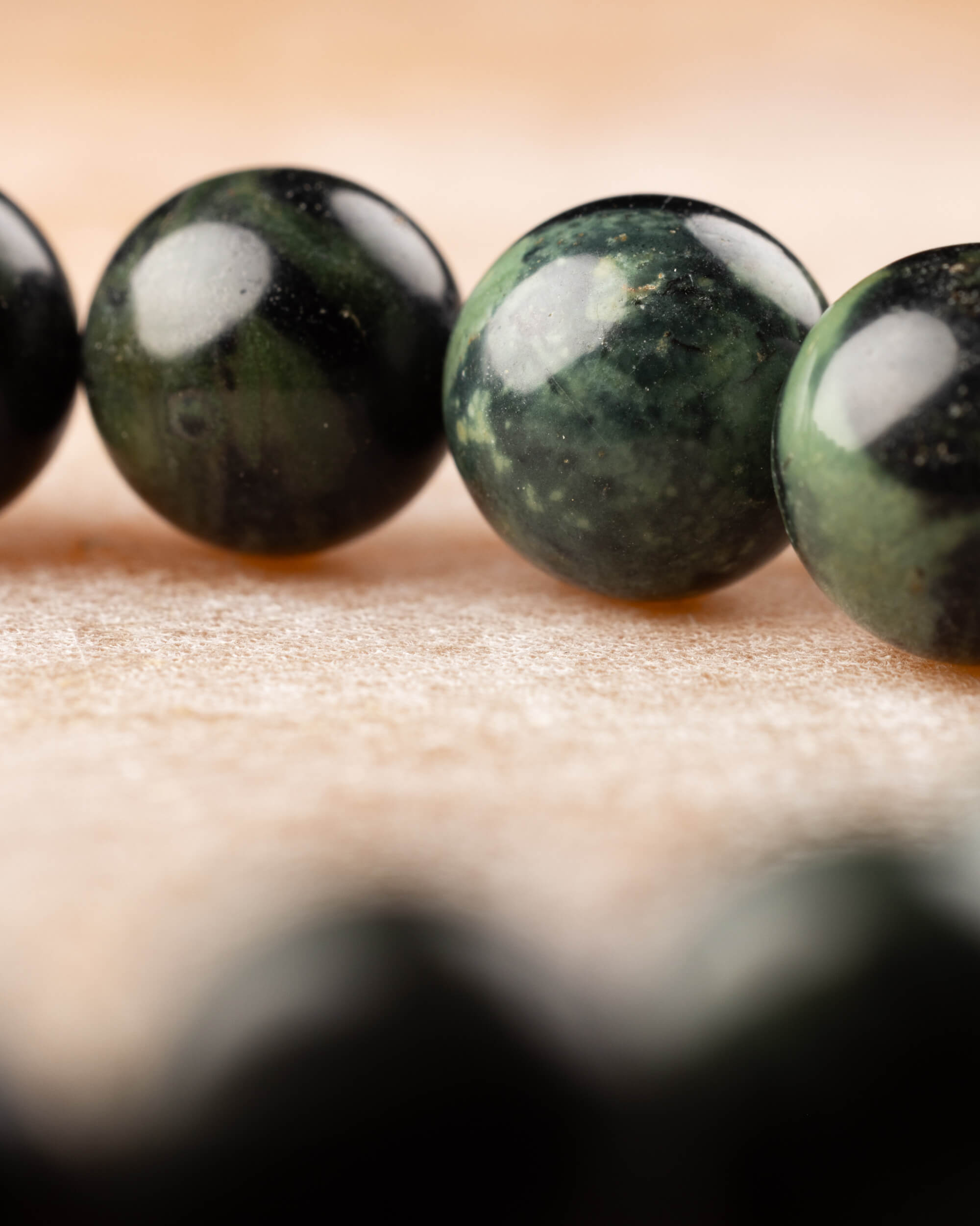 Pulsera de Jaspe Kambaba 🐊 🧘🏔️ (8 mm) Paz, Estabilidad y Serenidad
