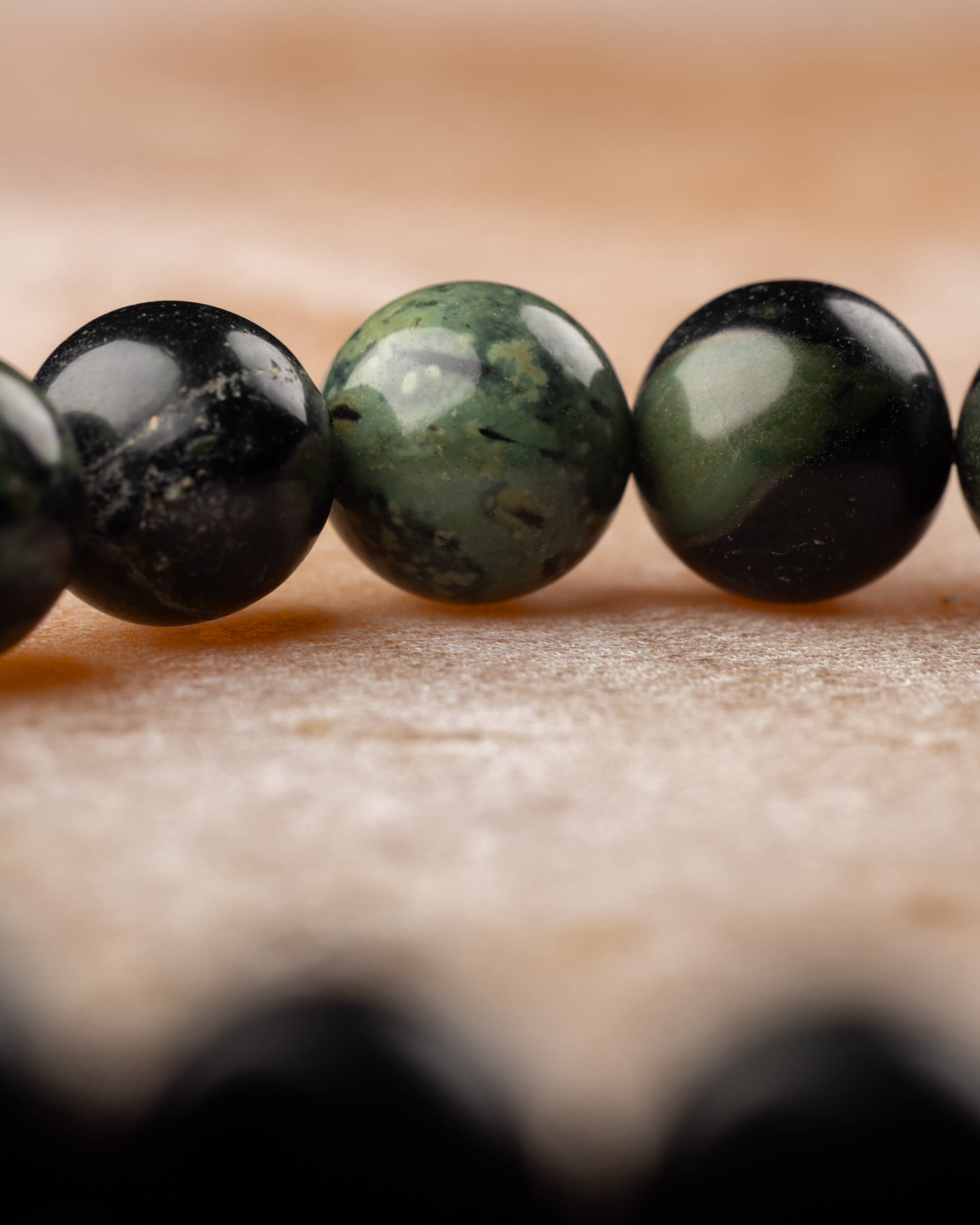 Pulsera de Jaspe Kambaba 🐊 🧘🏔️ (8 mm) Paz, Estabilidad y Serenidad