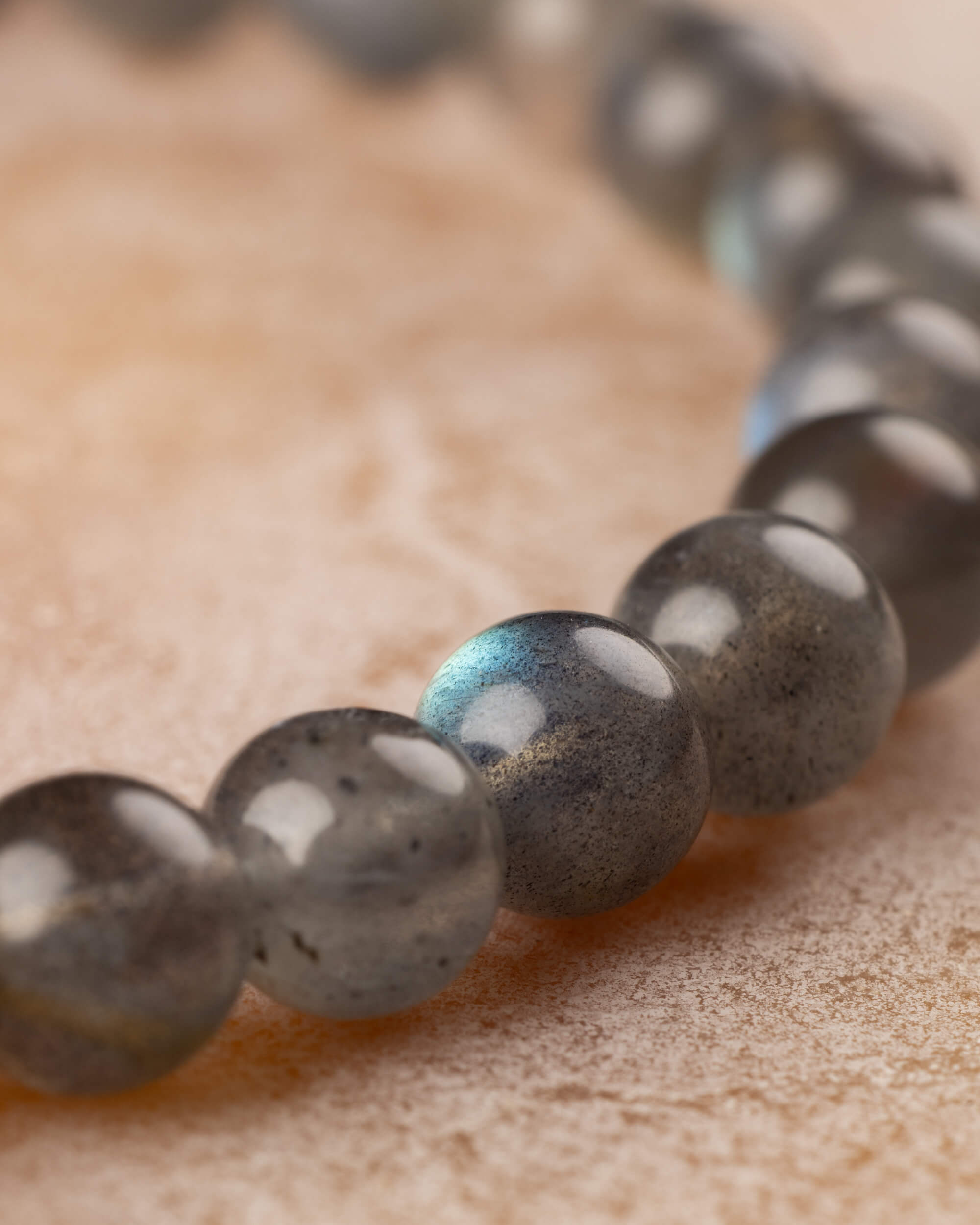 Pulsera de Labradorita 🔮🌌💫 (6 mm) Magia, Intuición y Protección