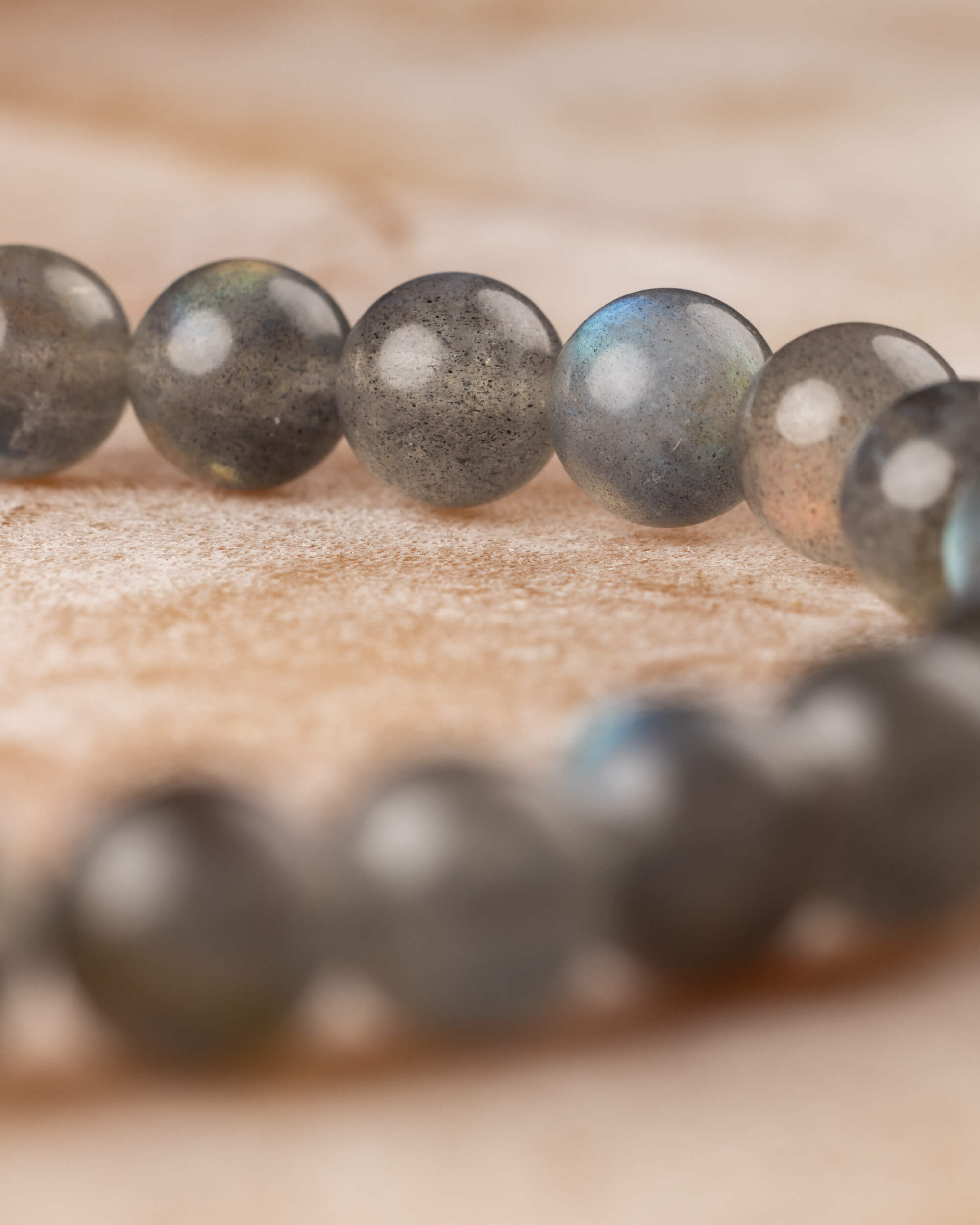 Pulsera de Labradorita 🔮🌌💫 (6 mm) Magia, Intuición y Protección