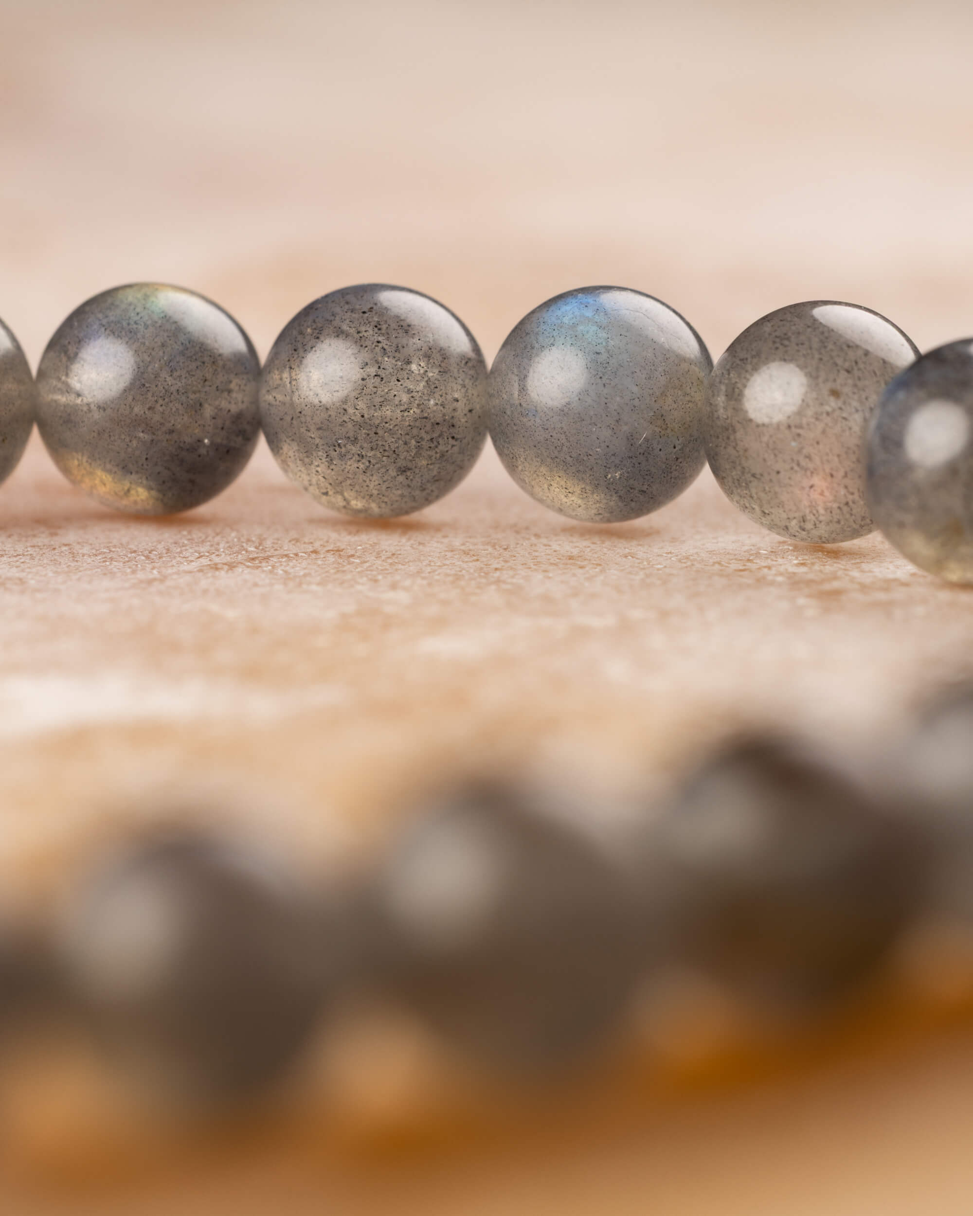 Pulsera de Labradorita 🔮🌌💫 (6 mm) Magia, Intuición y Protección