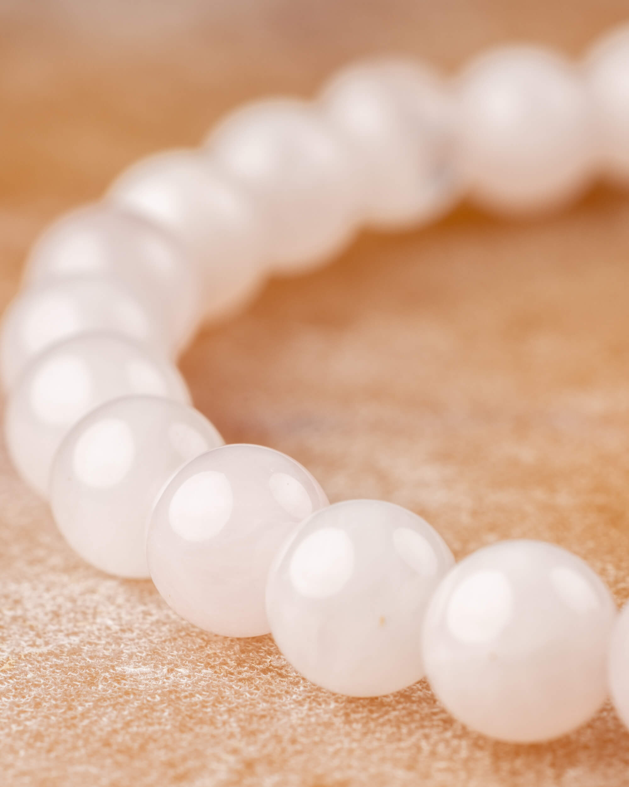 Pulsera de Cuarzo Rosa 💗 ✨ 💕 (6 mm) Amor, Calma y Ternura