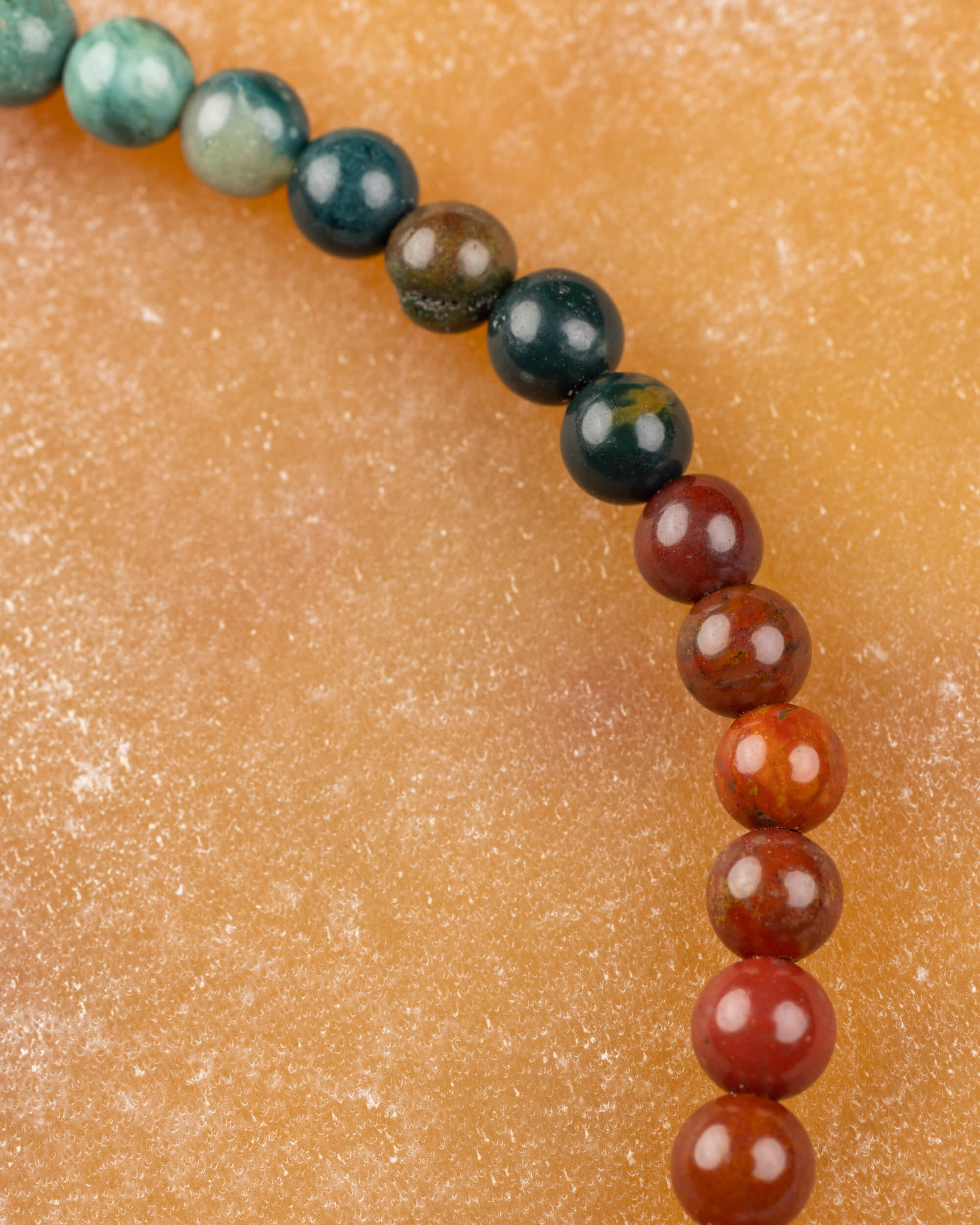 Pulsera de Jaspe Oceánico 🌊😊💖 (4 mm) Alegría, Armonía y Fluidez