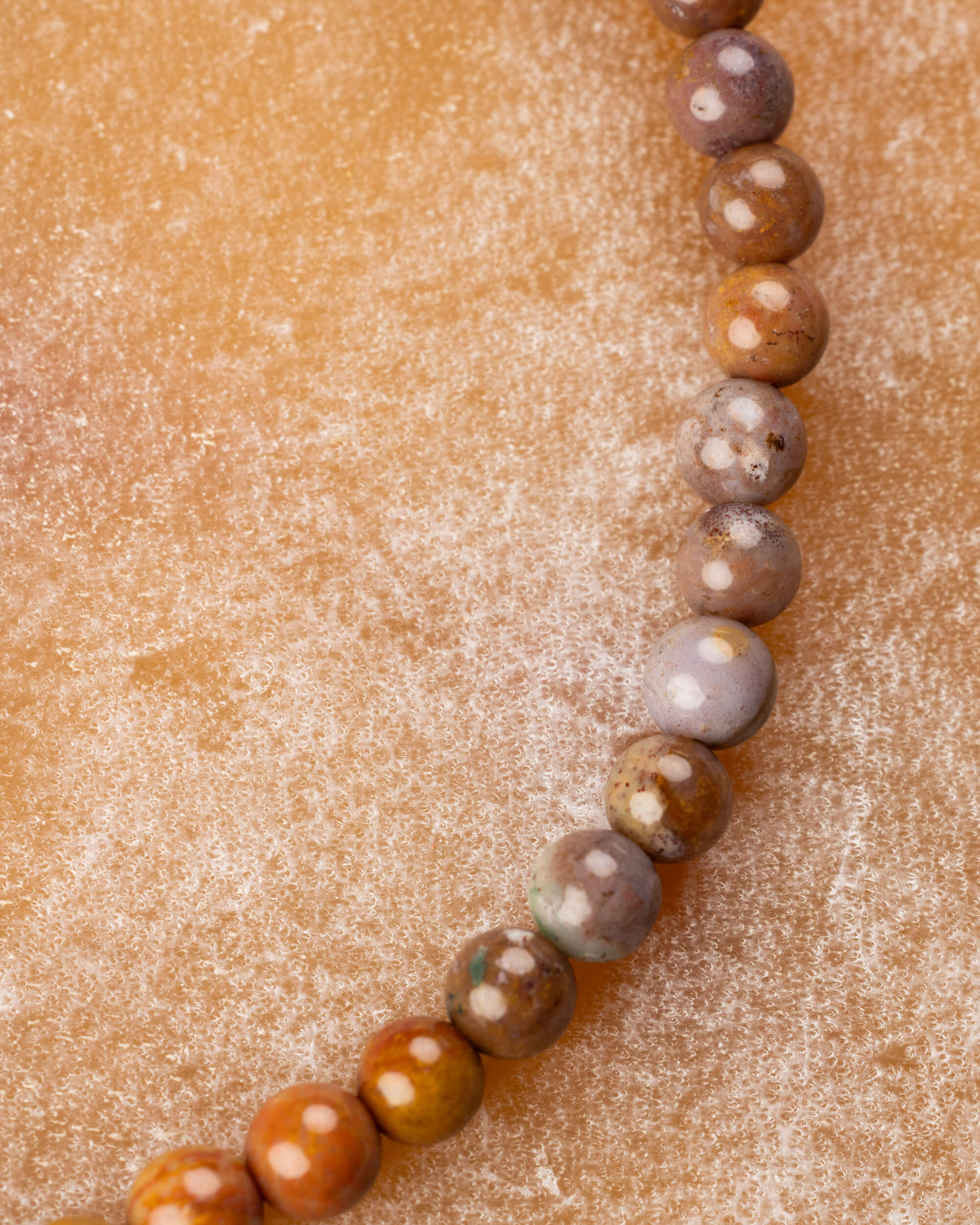 Pulsera de Jaspe Oceánico 🌊😊💖 (4 mm) Alegría, Armonía y Fluidez