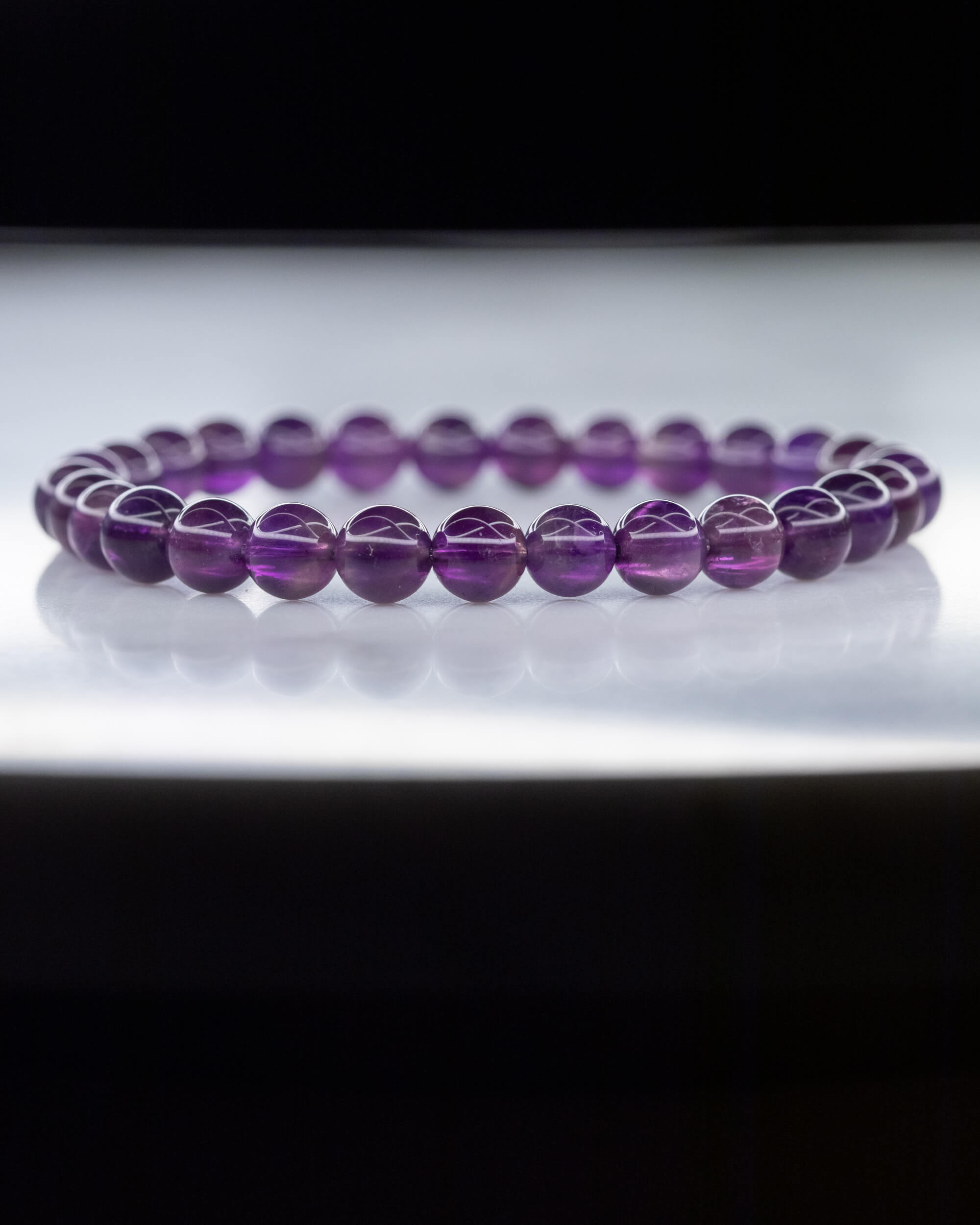 Pulsera de Amatista 💜🛡️🔄 (6 mm) Protección, Purificación y Transmutación