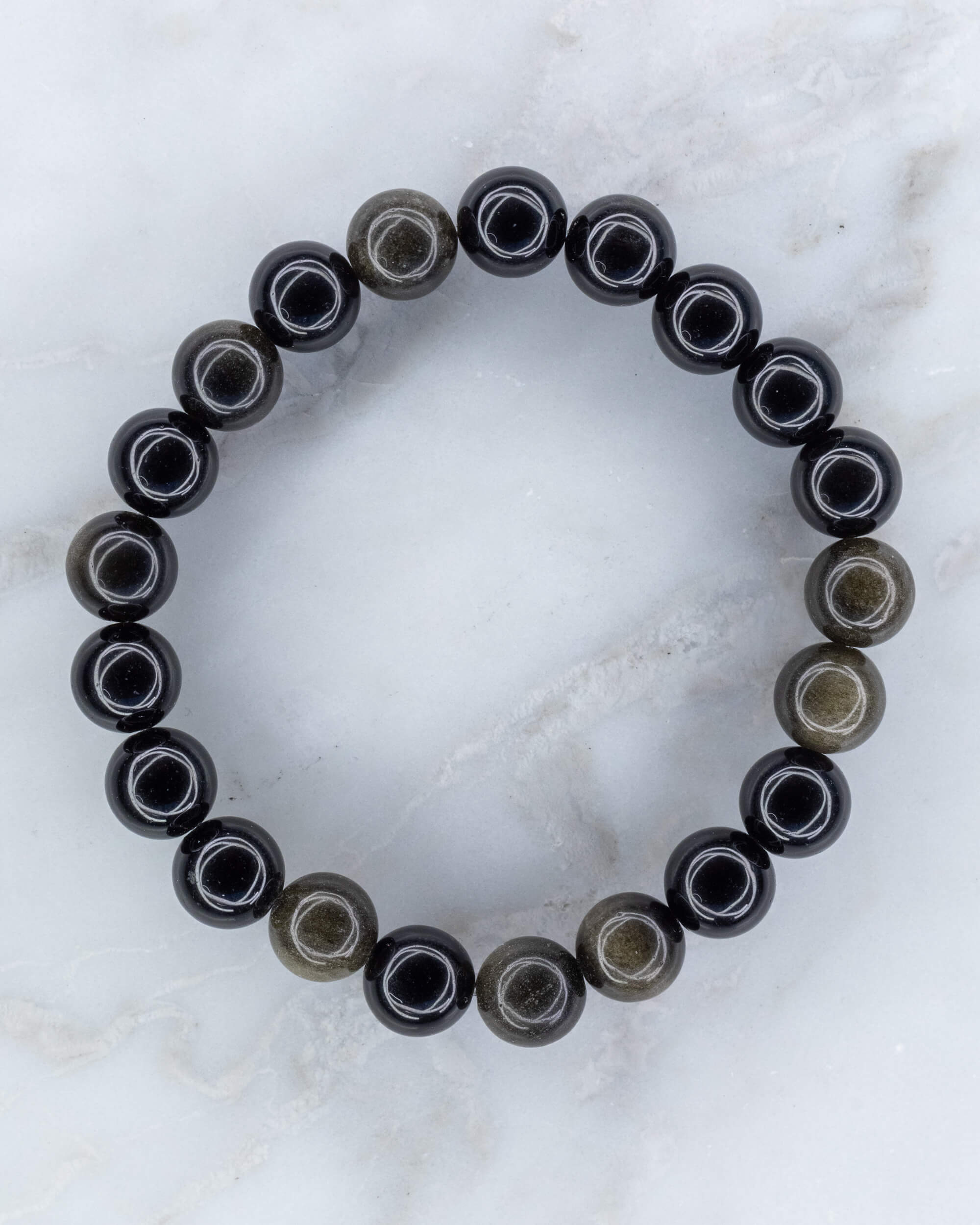 Pulsera de Obsidiana Dorada   🎯🔆🗝️ (8 mm) Limpieza y Manifestación de la Voluntad