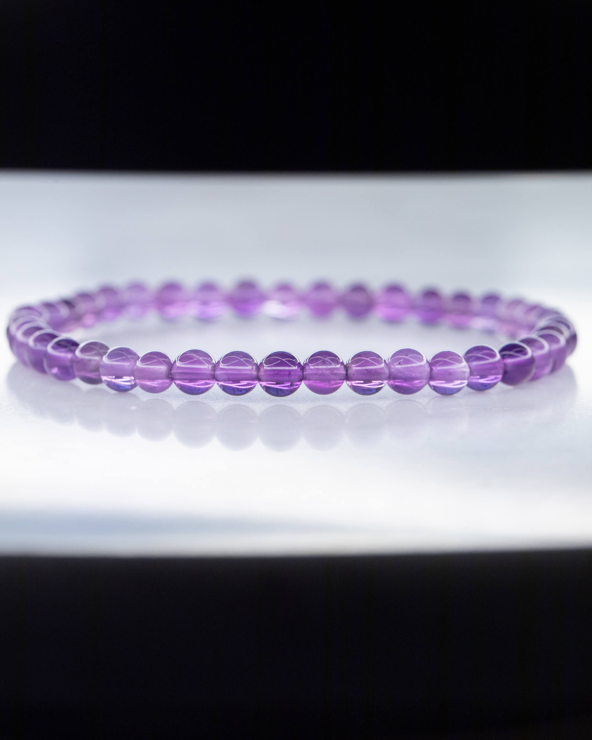 Pulsera de Amatista 💜🛡️🔄 (4 mm) Protección, Purificación y Transmutación