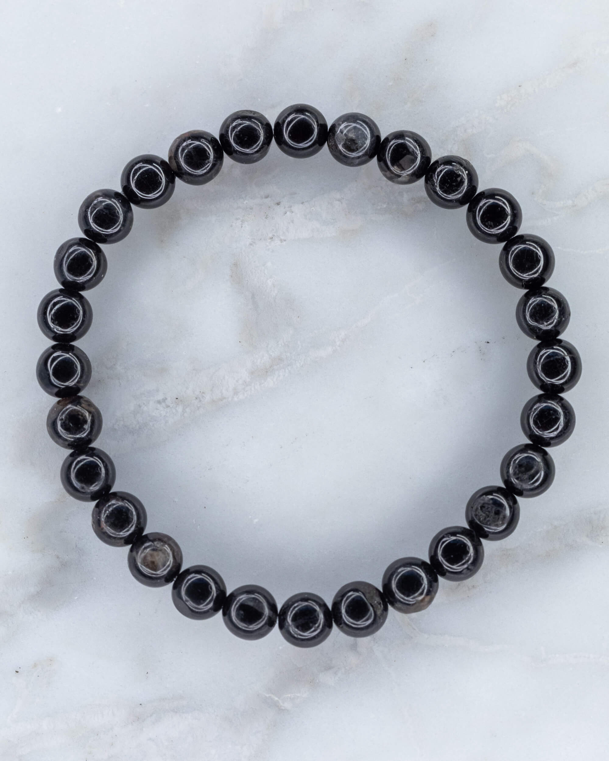 Pulsera de Turmalina Negra 🛡️🖤✨ (6 mm) Protección, Purificación y Conexión