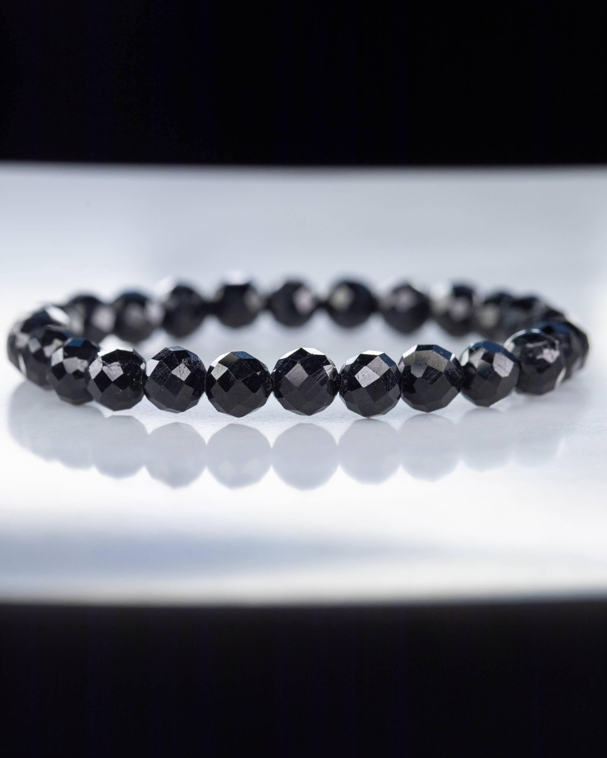 Pulsera de Turmalina Negra 🛡️🖤✨ (6 mm Facetada) Protección, Purificación y Conexión