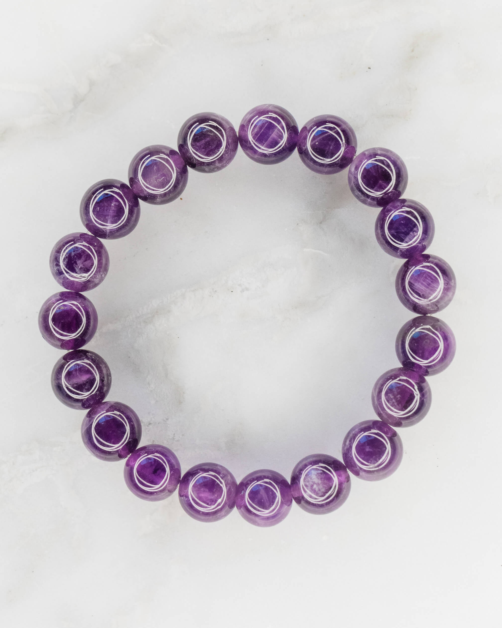 Pulsera de Amatista 💜🛡️🔄 (8 mm) Protección, Purificación y Transmutación