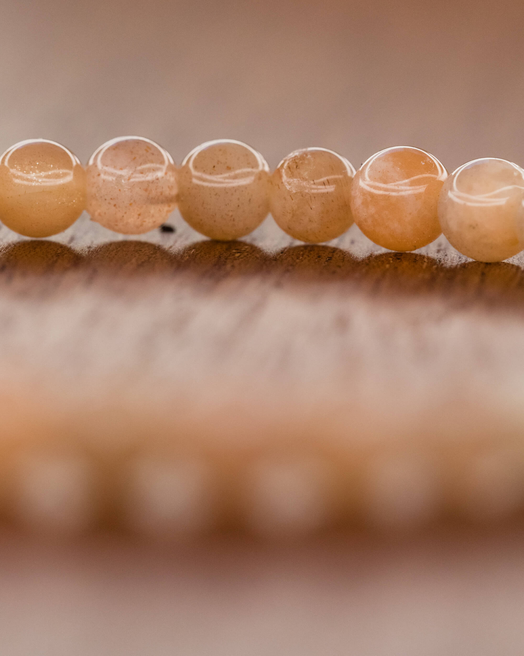 Pulsera de Piedra Sol 🌞🏆🎨 (4 mm) Poder, Benevolencia y Creatividad