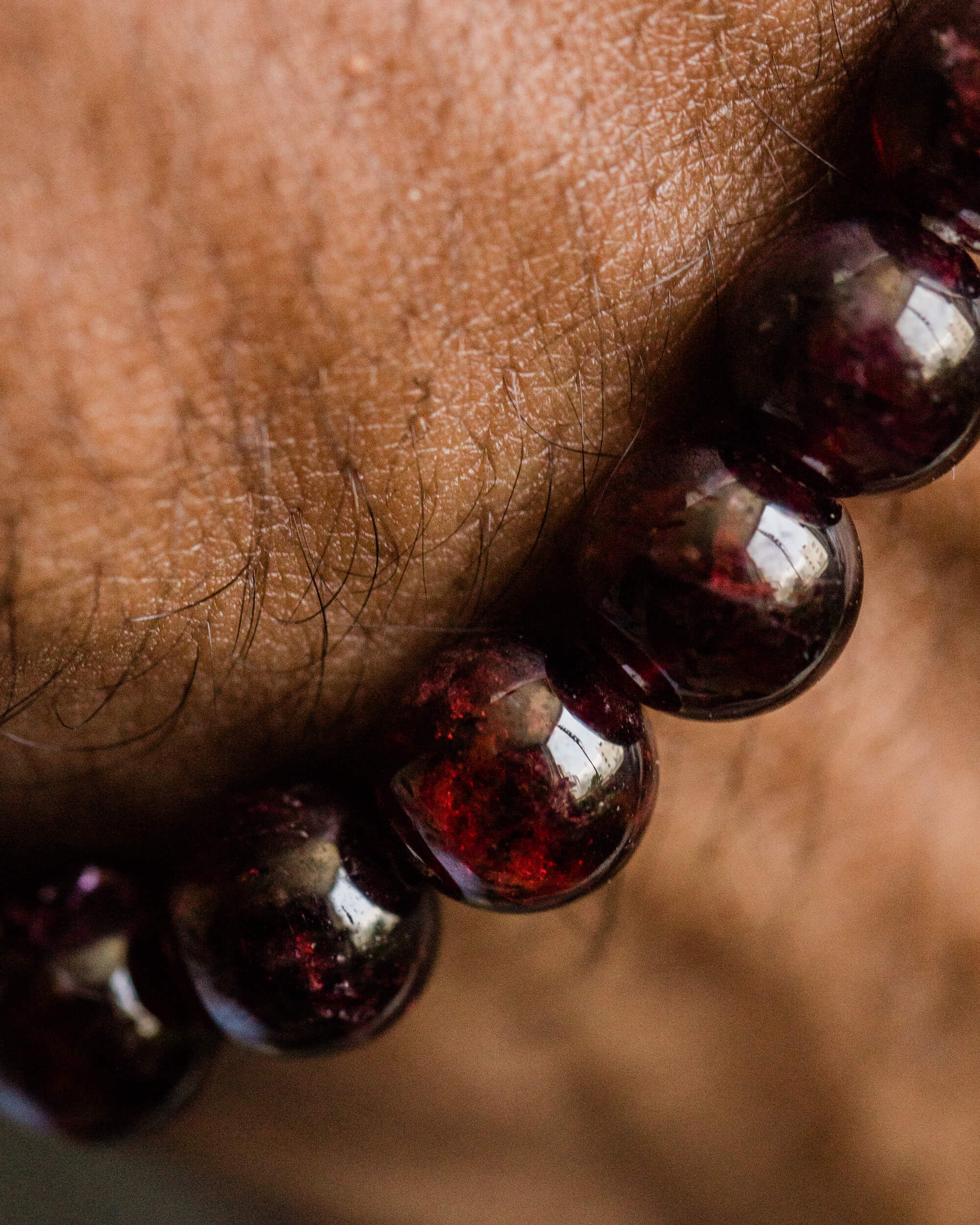 Pulsera de Granate Rojo 🔴💪🫀 (8 mm)  Vitalidad, Protección y Amor