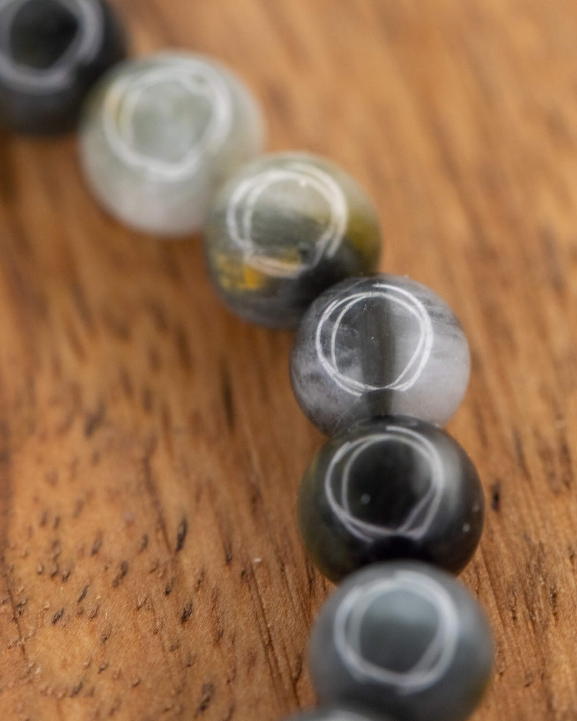 Pulsera de Ojo de Halcón 👁️⚡🦅 (6 mm) Clarividencia y Liberación Emocional